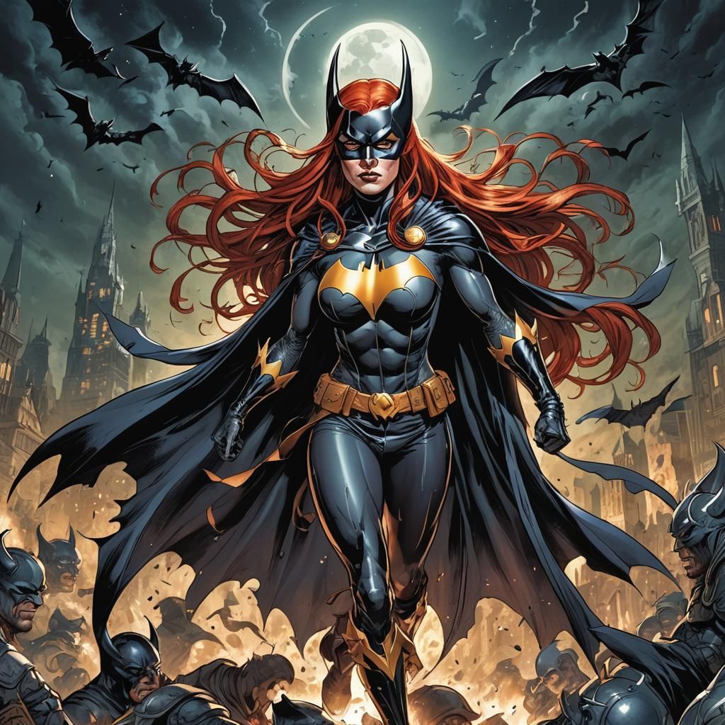 Batgirl: Mistress of the Night, Comic Book Art