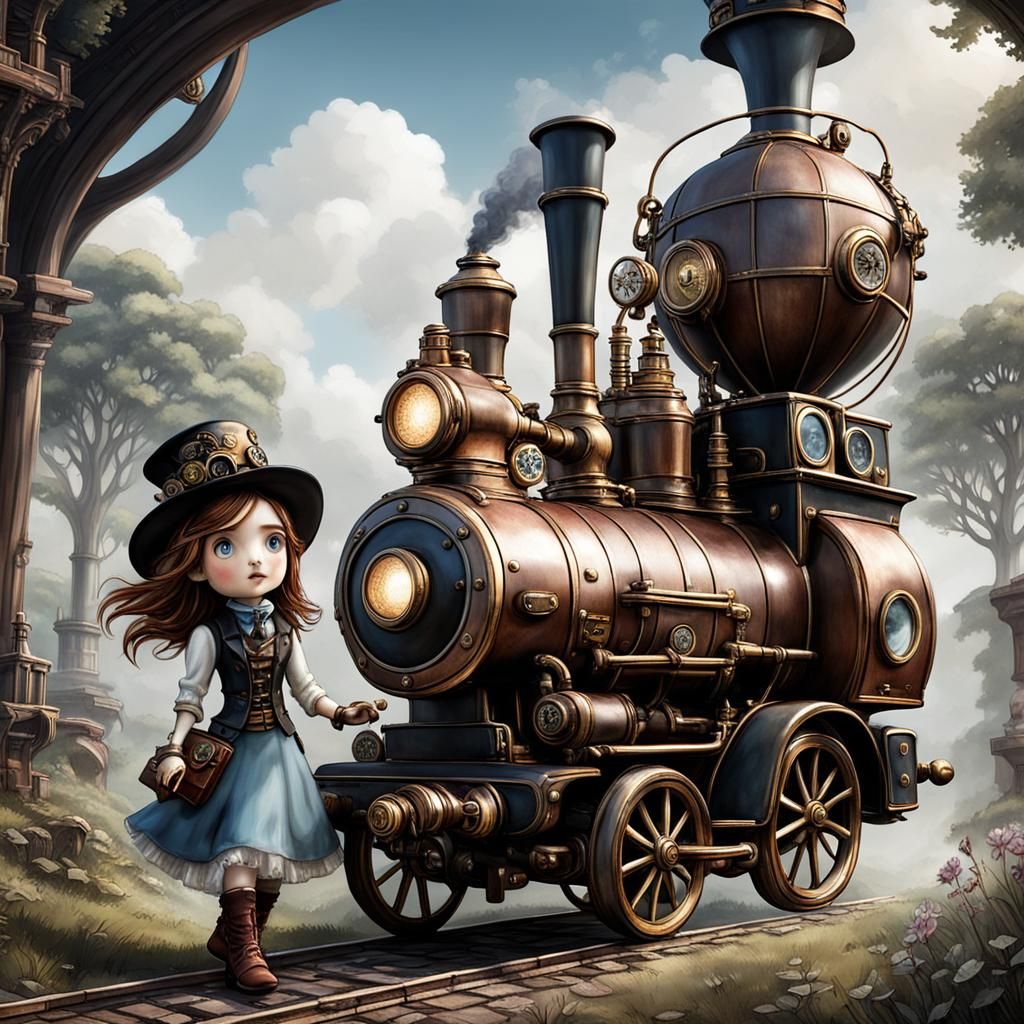 Porcelain Children's Steampunk Adventure