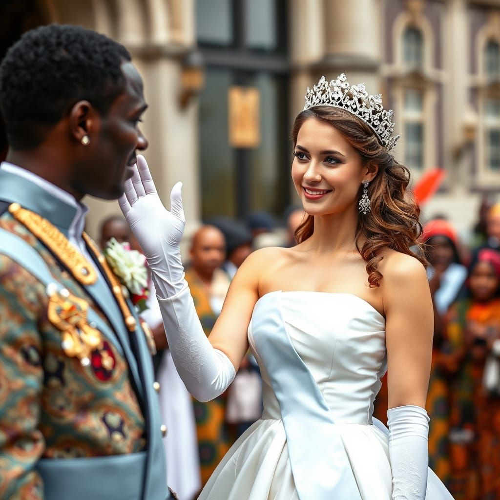 Royal Wedding: Dutch Princess and Sudanese Man