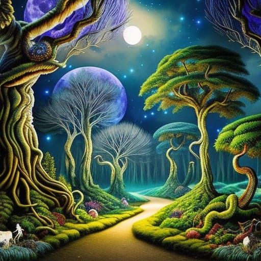 mystical magical forest
