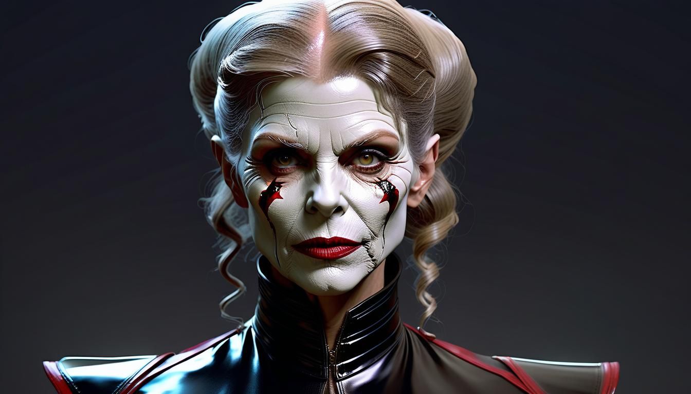 Young Vampire Portrait in Dramatic Cinematic Lighting