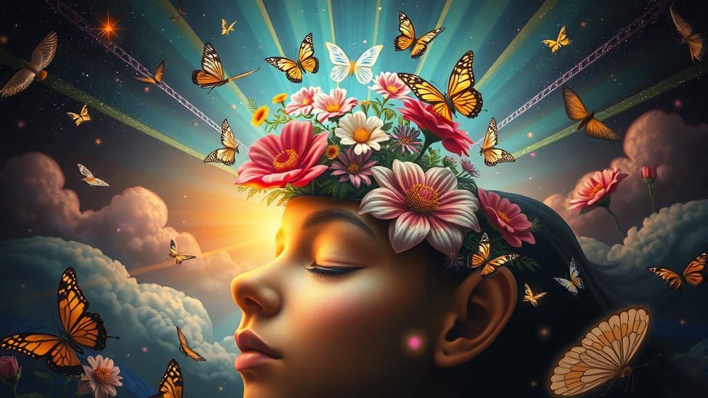 Mind Blooms: Fantasy Art of Creativity and Inspiration