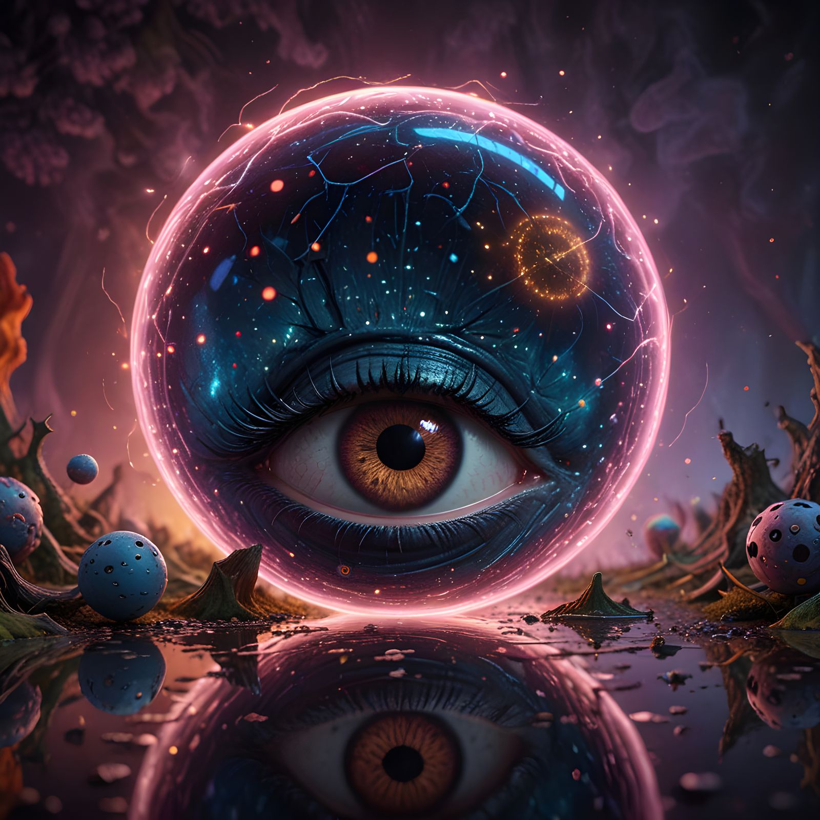 A Grotesque Wes Anderson-Inspired Film Poster in Vibrant Det...