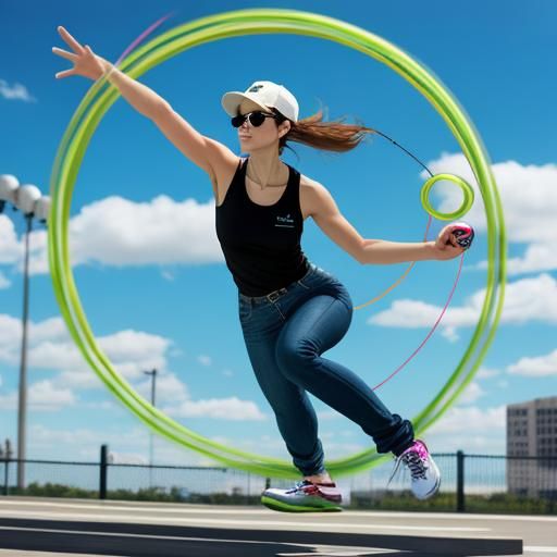Kinetic Hula Hoop and Yo-Yo Tricks