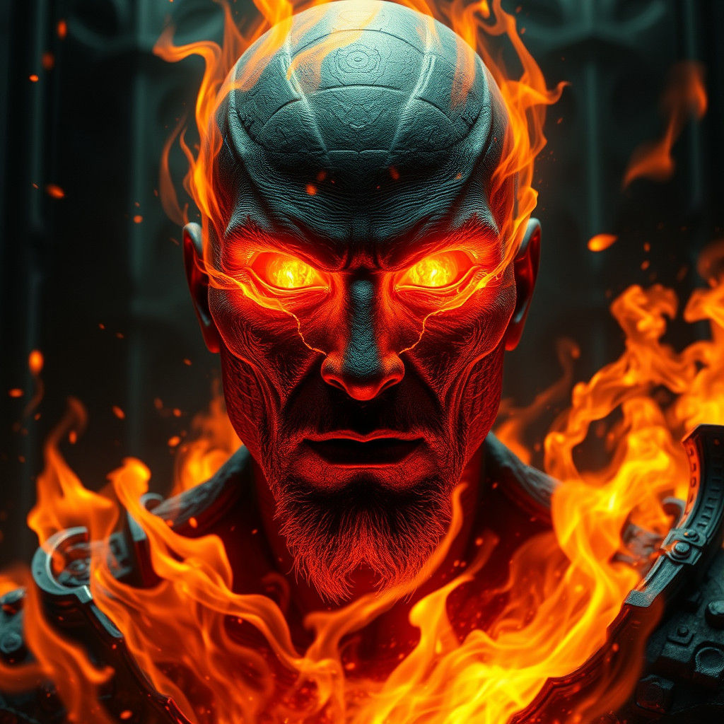 King of the Matrix Underworld: A Fiery Vision