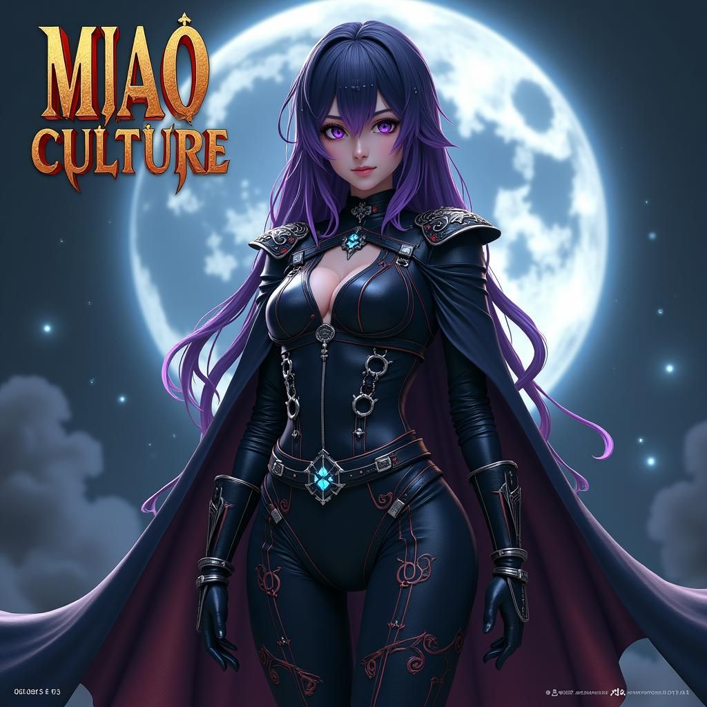 Aasia Bibi as Dark Fantasy Warrior on Magazine Cover