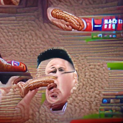 Political Leader Enjoying a Meal in High Definition