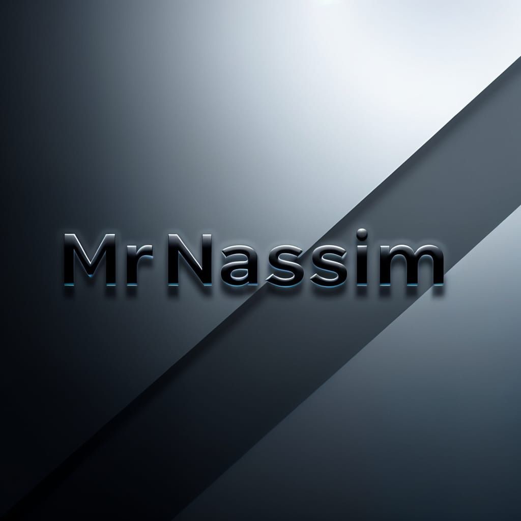 Modern Geometric Logo Design for Mr Nassim