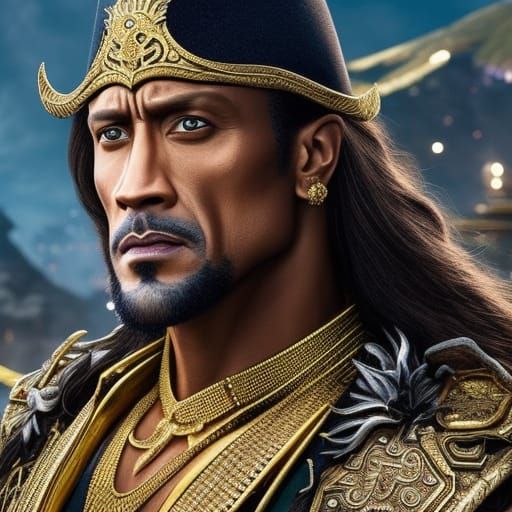 Pirate Portrait Pencil Sketch