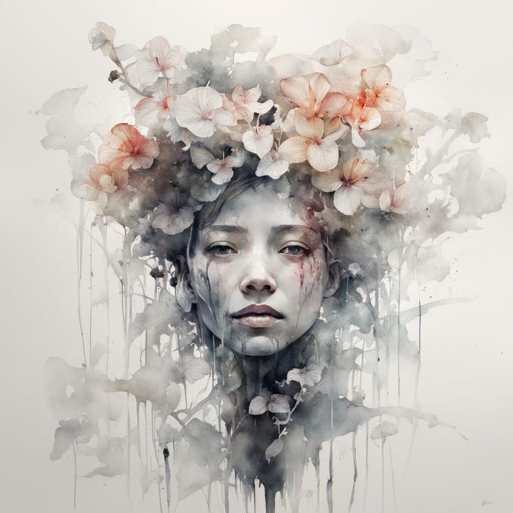 Rare Ghost Plant Blooms in Mysterious Forest