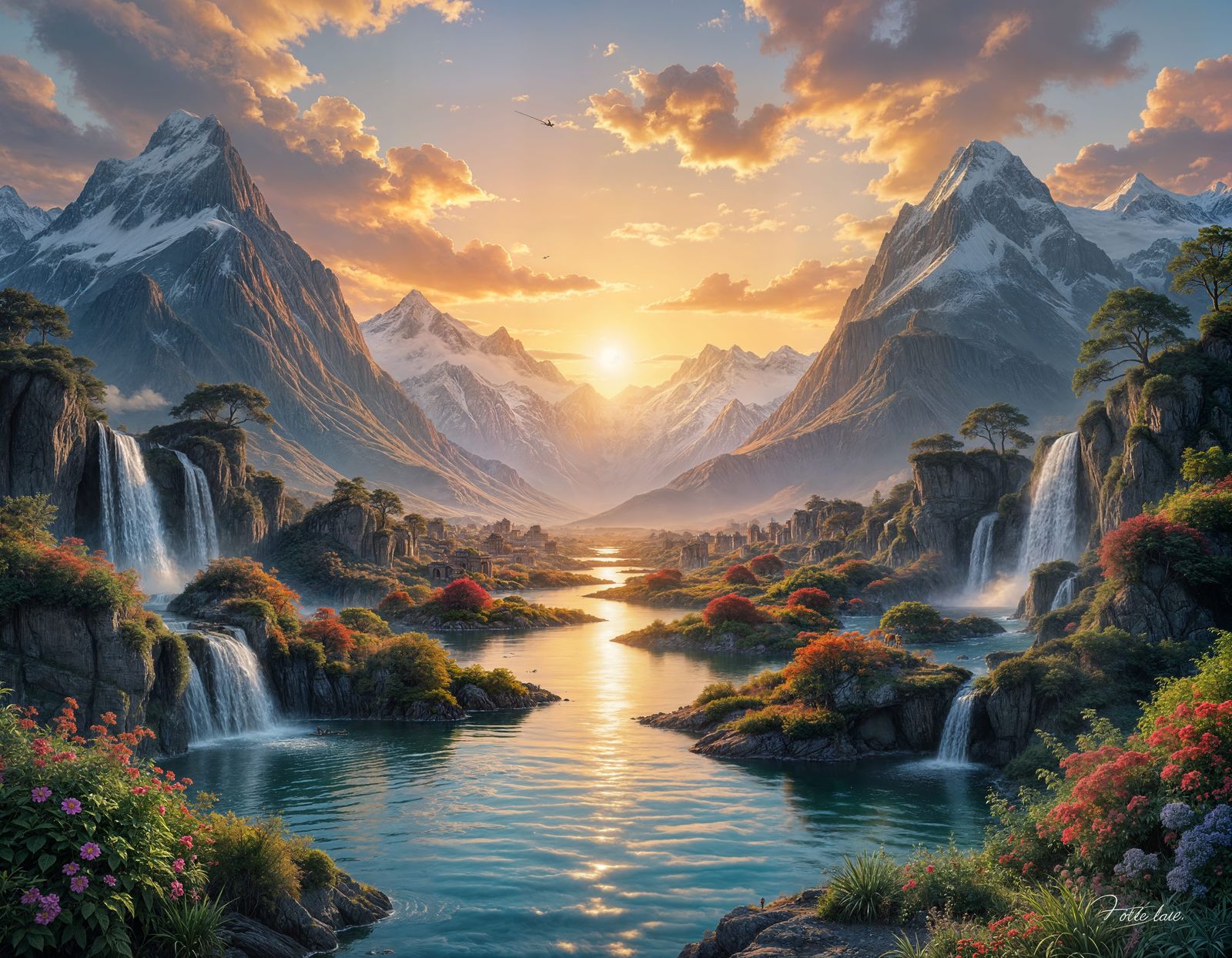 Epic Cinematic Digital Matte Painting for Peace