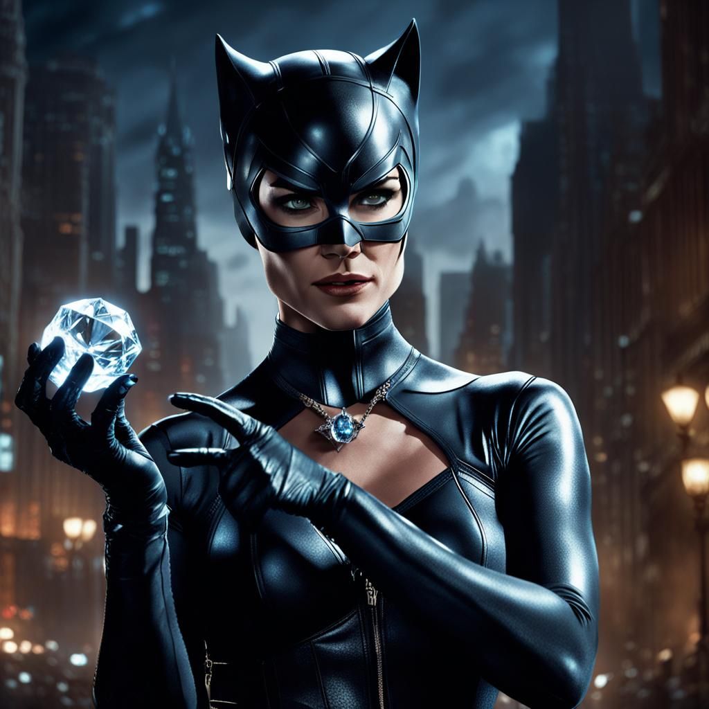Catwoman Diamond Heist: Digital Action Portrait