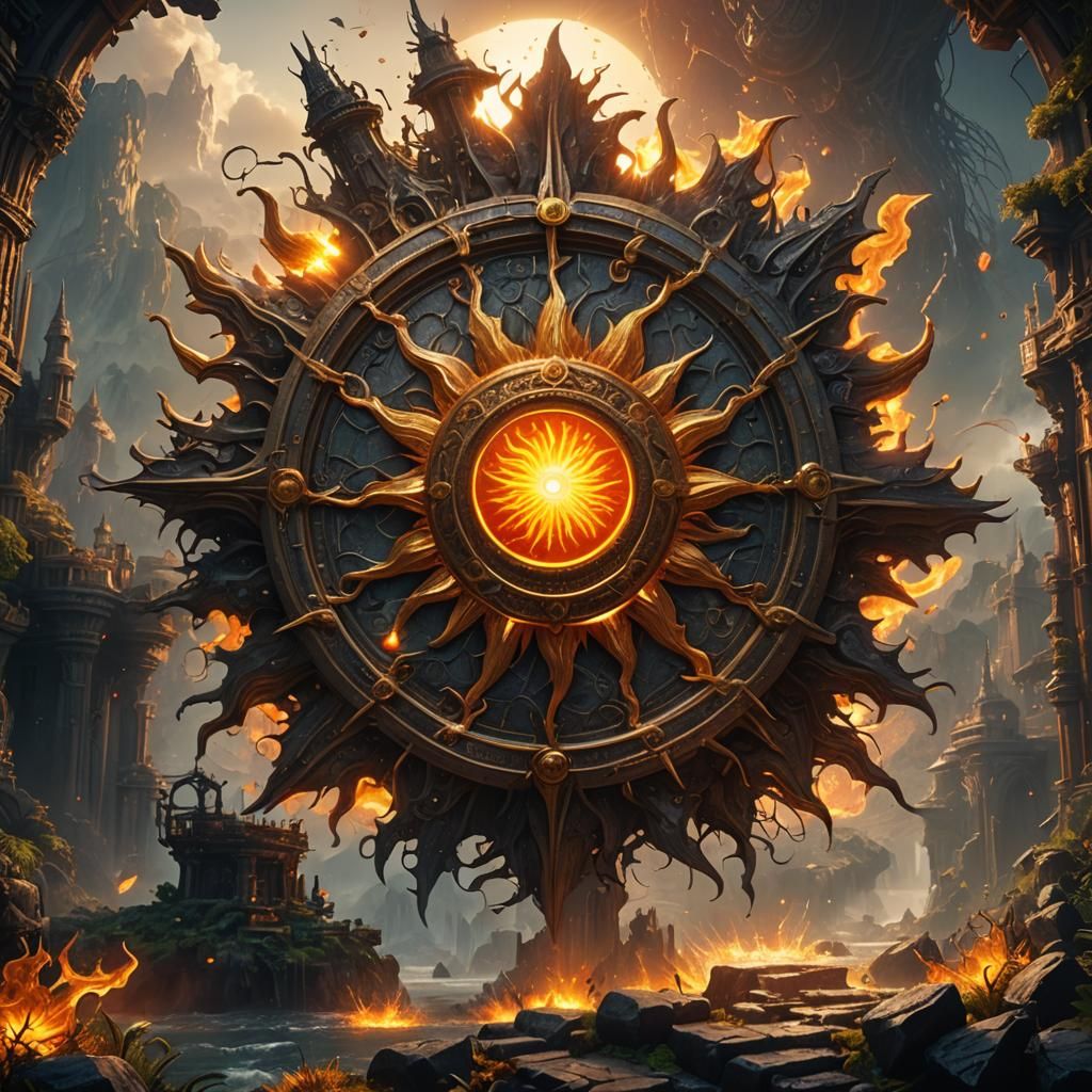 The Sun: Detailed Fantasy Concept Art