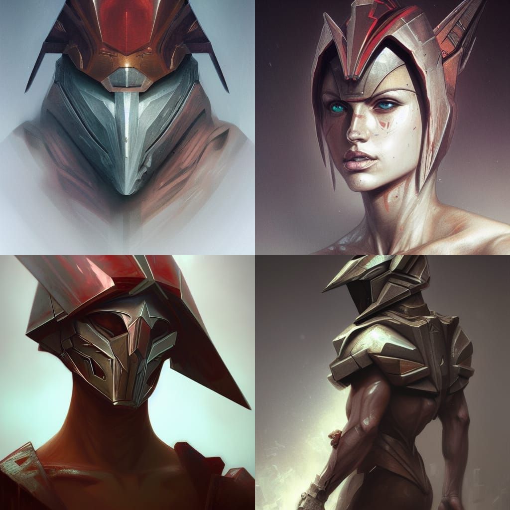 Pyramid Head as Halo Spartan: Hyperdetailed Concept Art