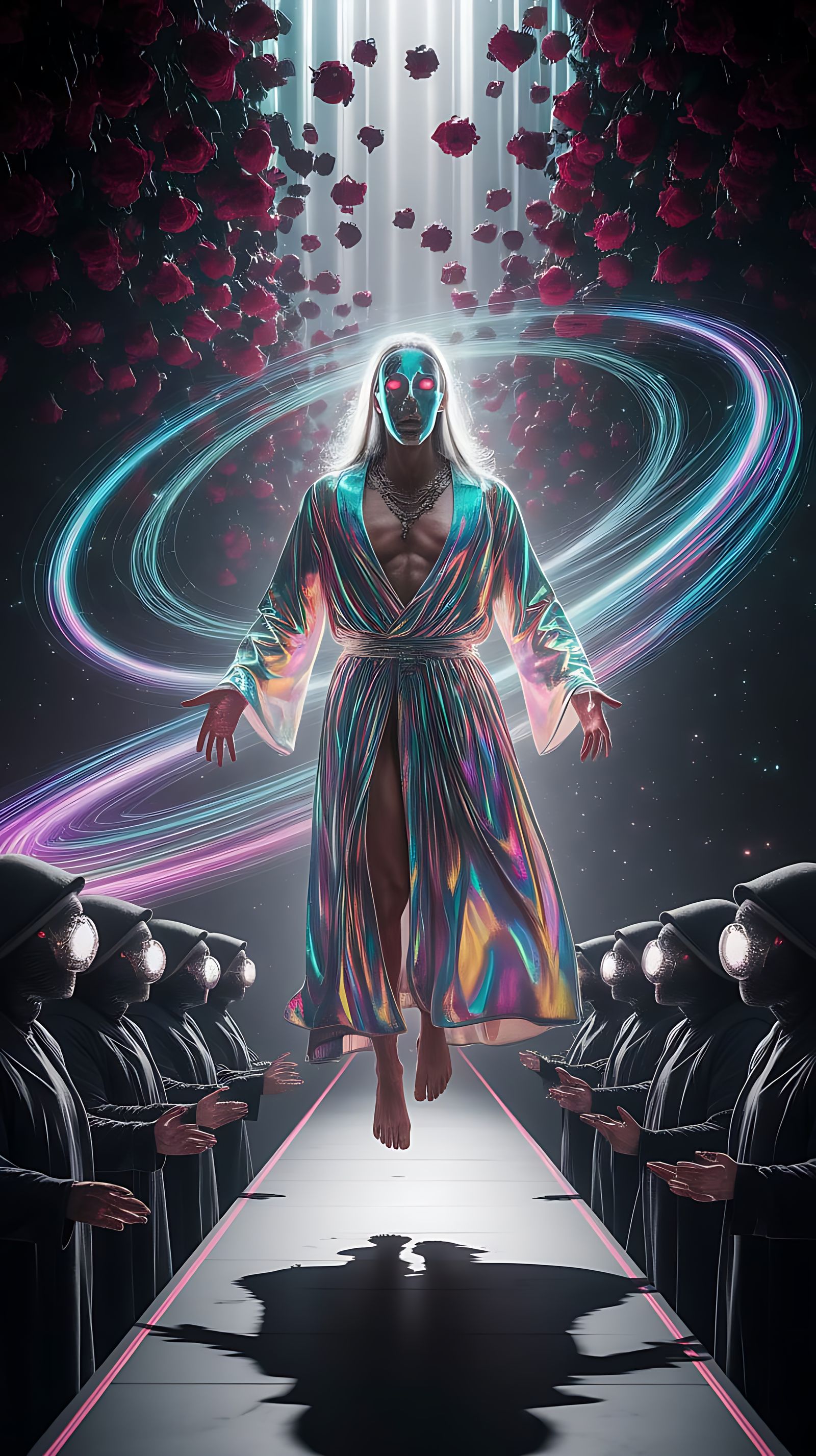 The Divine Antichrist Reigns Supreme in Iridescent Glory