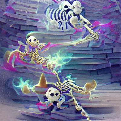 AI Image of a Skeleton