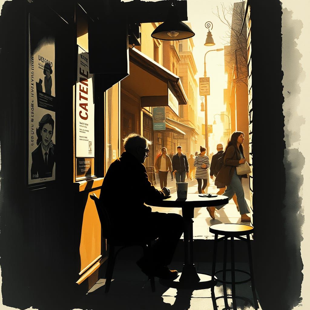 Alone in the Urban Glow