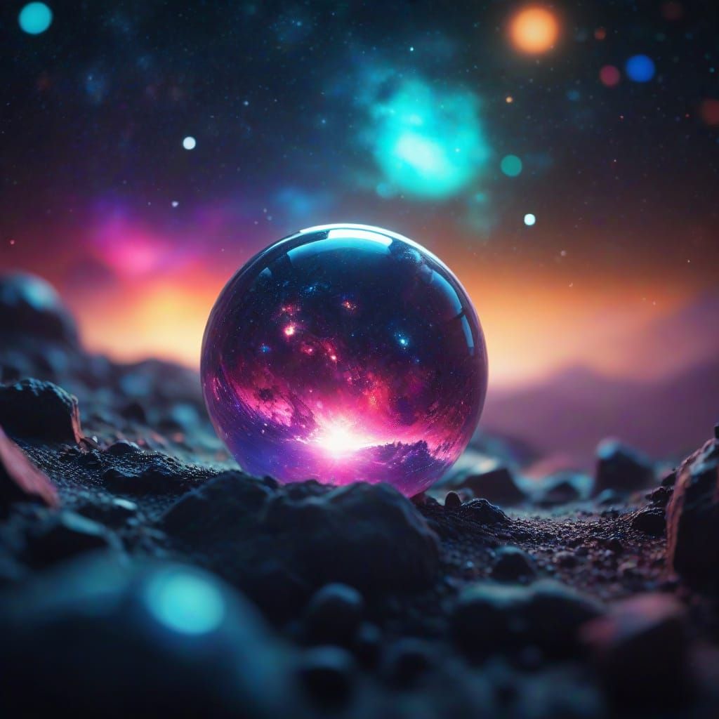 The Universe Contemplates Its Cosmic Majesty