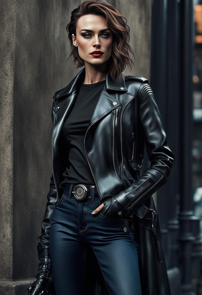 Cyberpunk Rockstar Model in London