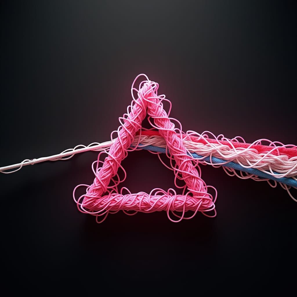 Pink Floyd String Logo: CGI Realism in 8K