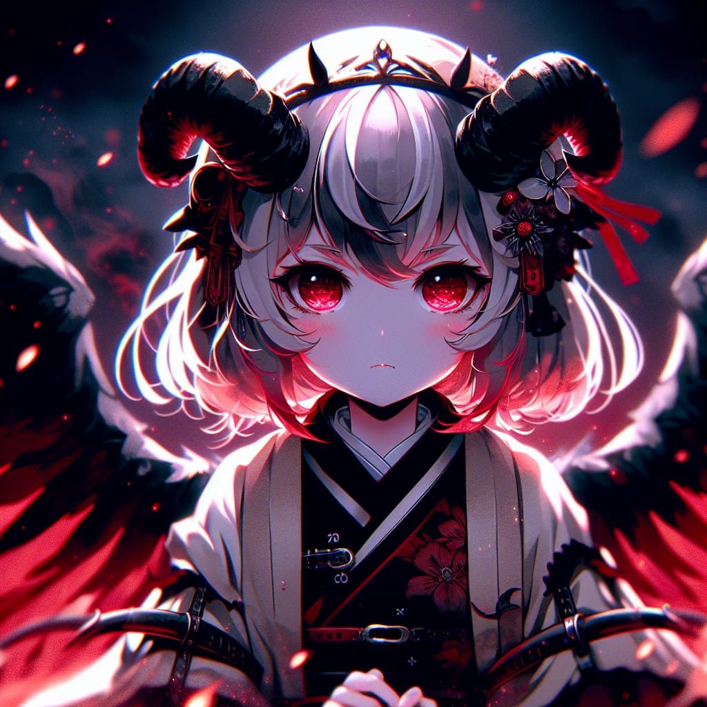 Anime-Inspired Devil Goddess