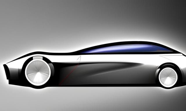 Futuristic Lightspeed Car Concept Rendering