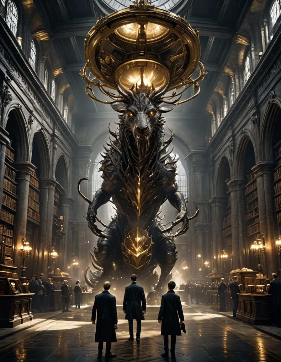 Harry Potter's Aetherpunk Visit to Gringotts Bank