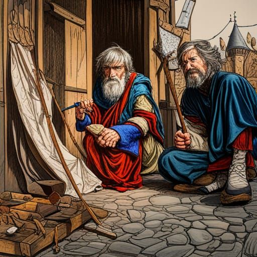 Merlin in the Court of King Arthur