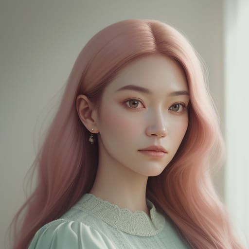 Film Portrait of Vivian with Warm Lighting