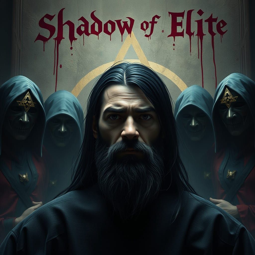 Bearded Hero Confronts Illuminati Elite