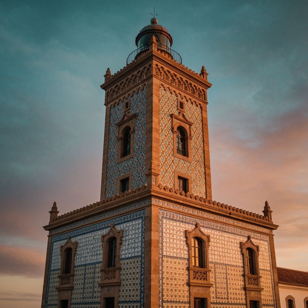 Mudejar Lighthouse with Islamic and Christian Elements