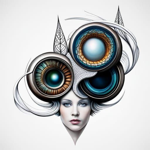 Complex Fractal Structure with Marine Elements