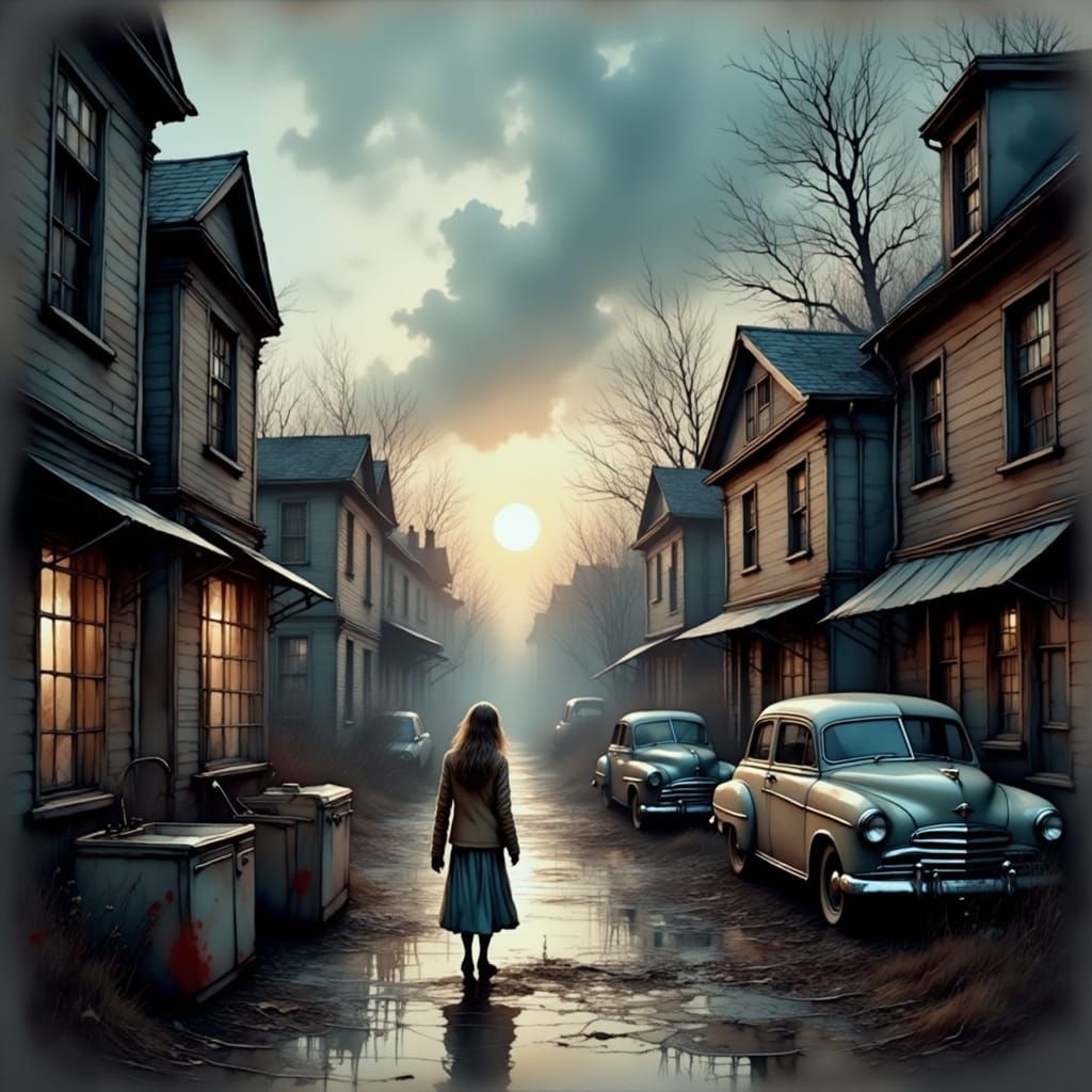 Post-Apocalyptic Hospital Room in Faded, 35mm Film Tone