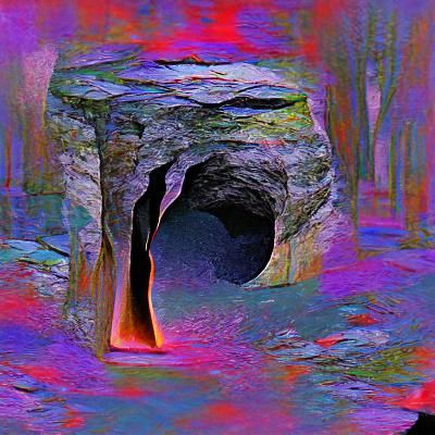 Dramatic Image of a Collapsing World