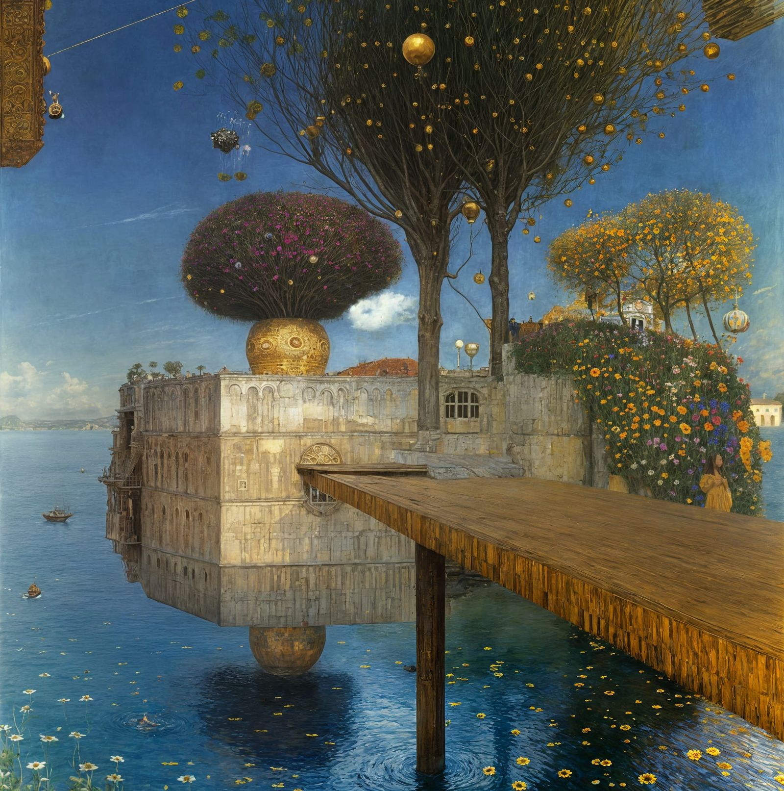 Zero Sum Game: Hyperreal Painting Inspired by Symbolism