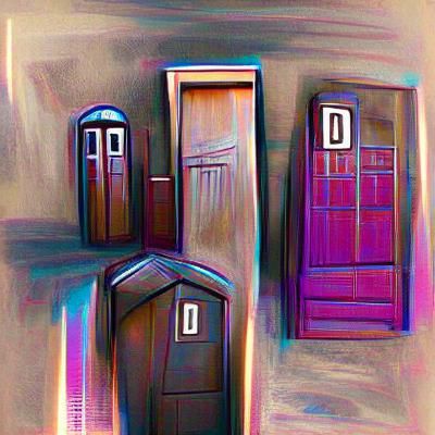AI Generated Image of a Door