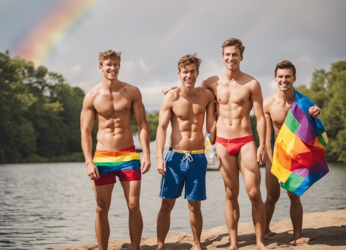 A July Visit with Boyfriends at the Lake