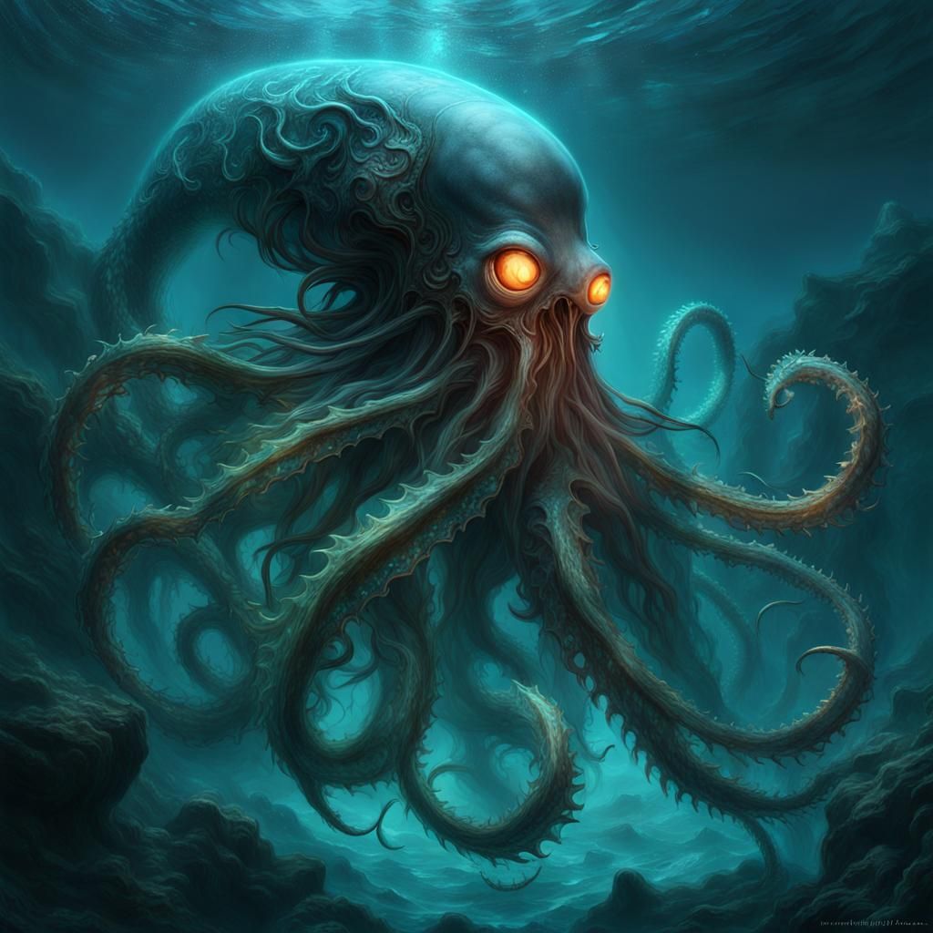 Luminescent Kraken Oracle Illuminates Deep-Sea Shipwrecks