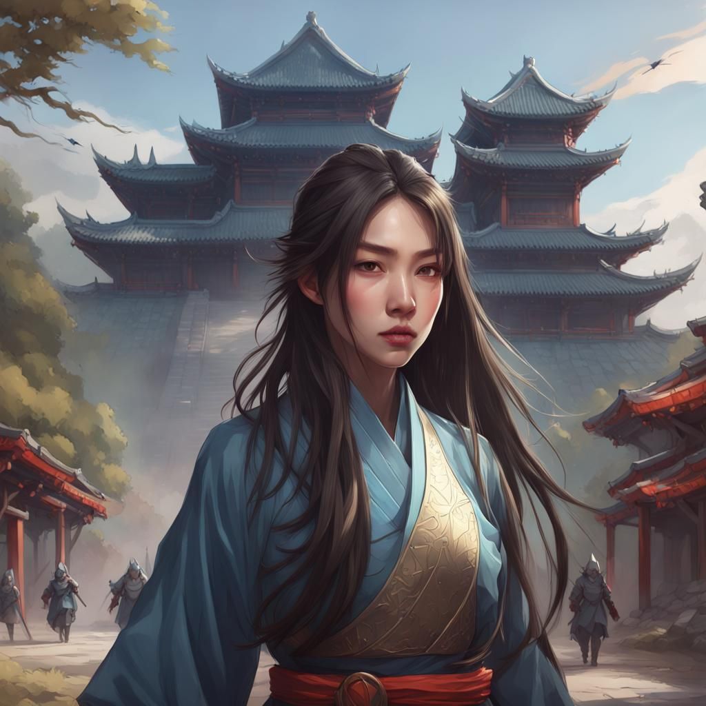 Korean Girl Leads Ninjas to Dragon-Guarded Castle