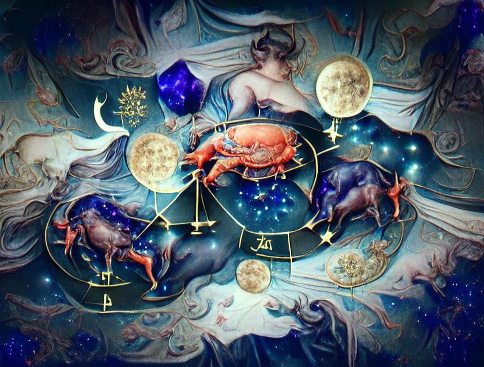 Celestial Map: Cancer, Taurus, Love and Home