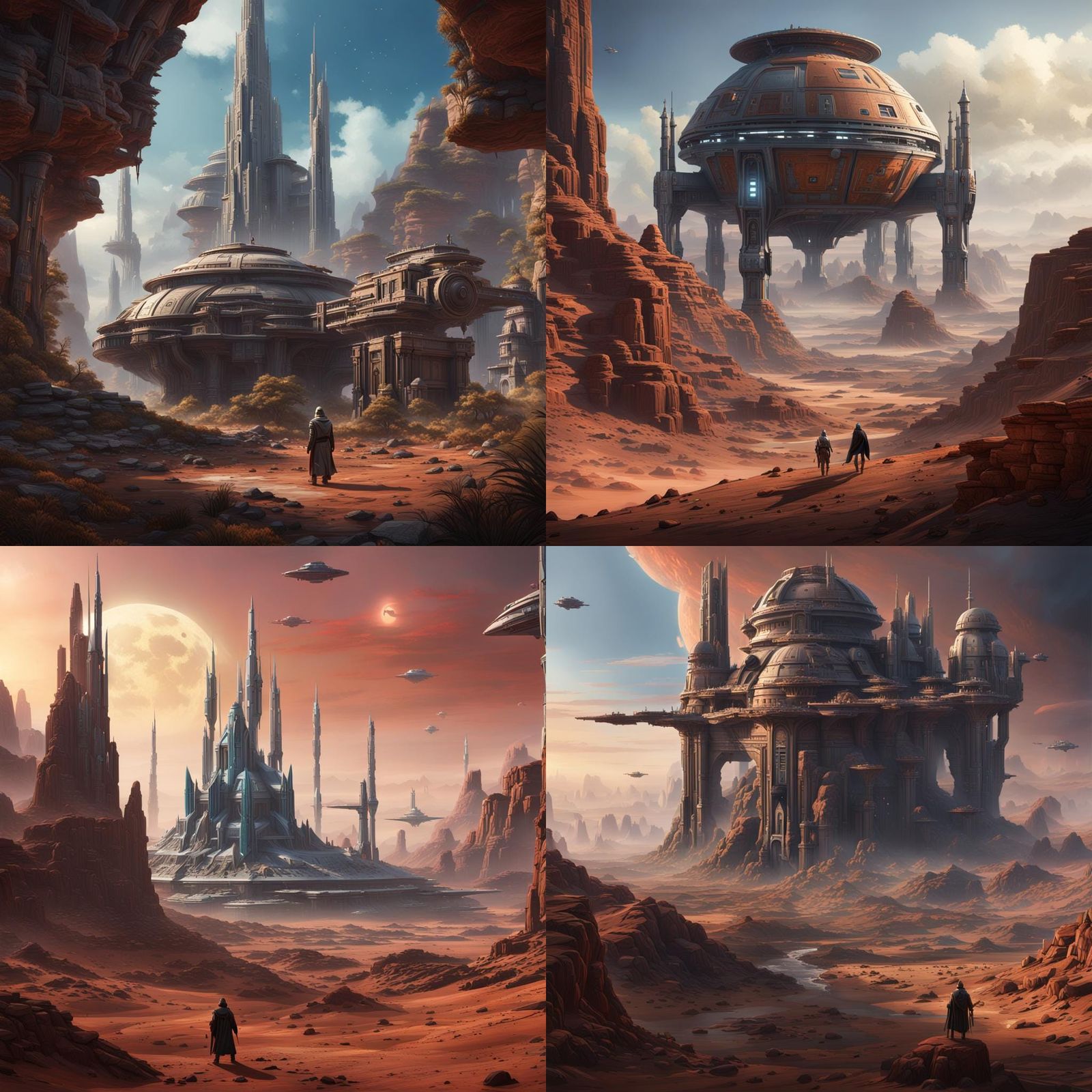 Arden Zevrin in Star Wars: Detailed Matte Painting