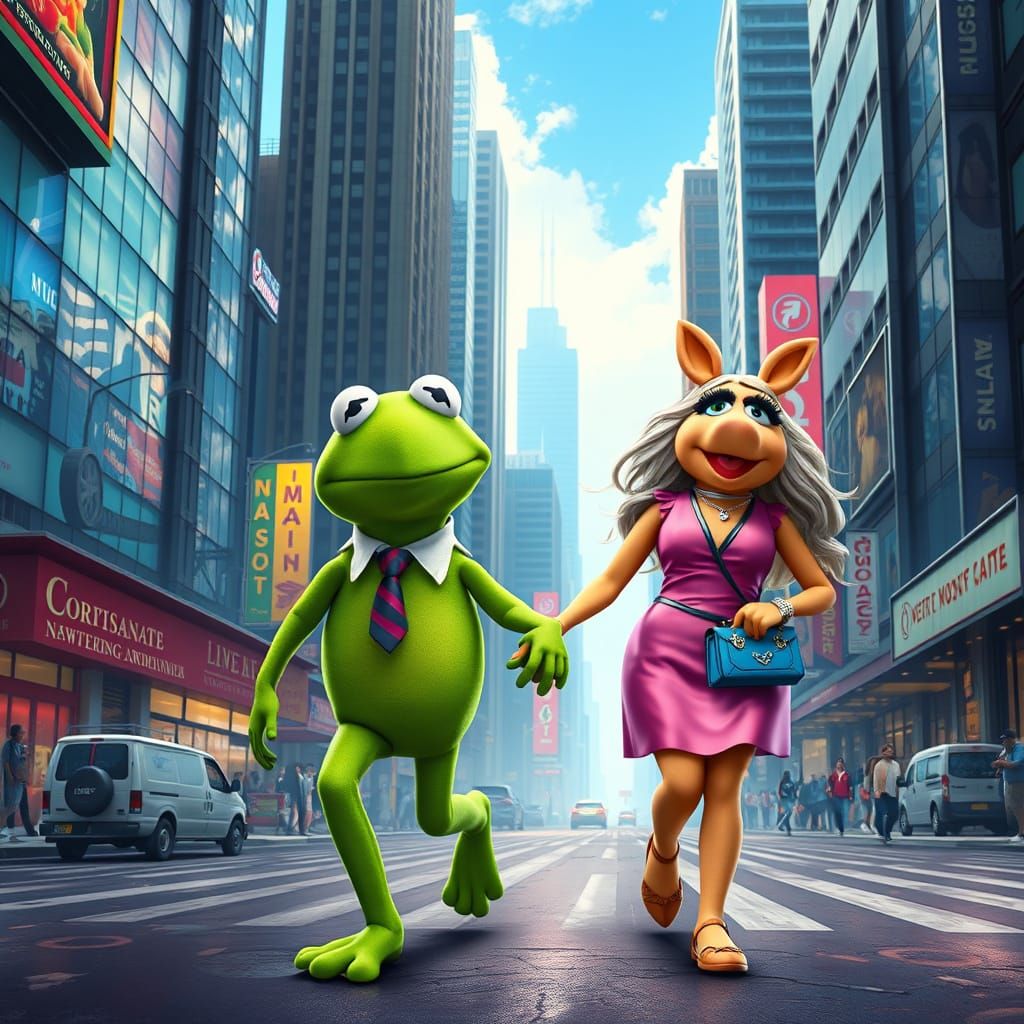 Whimsical Muppet Metropolis