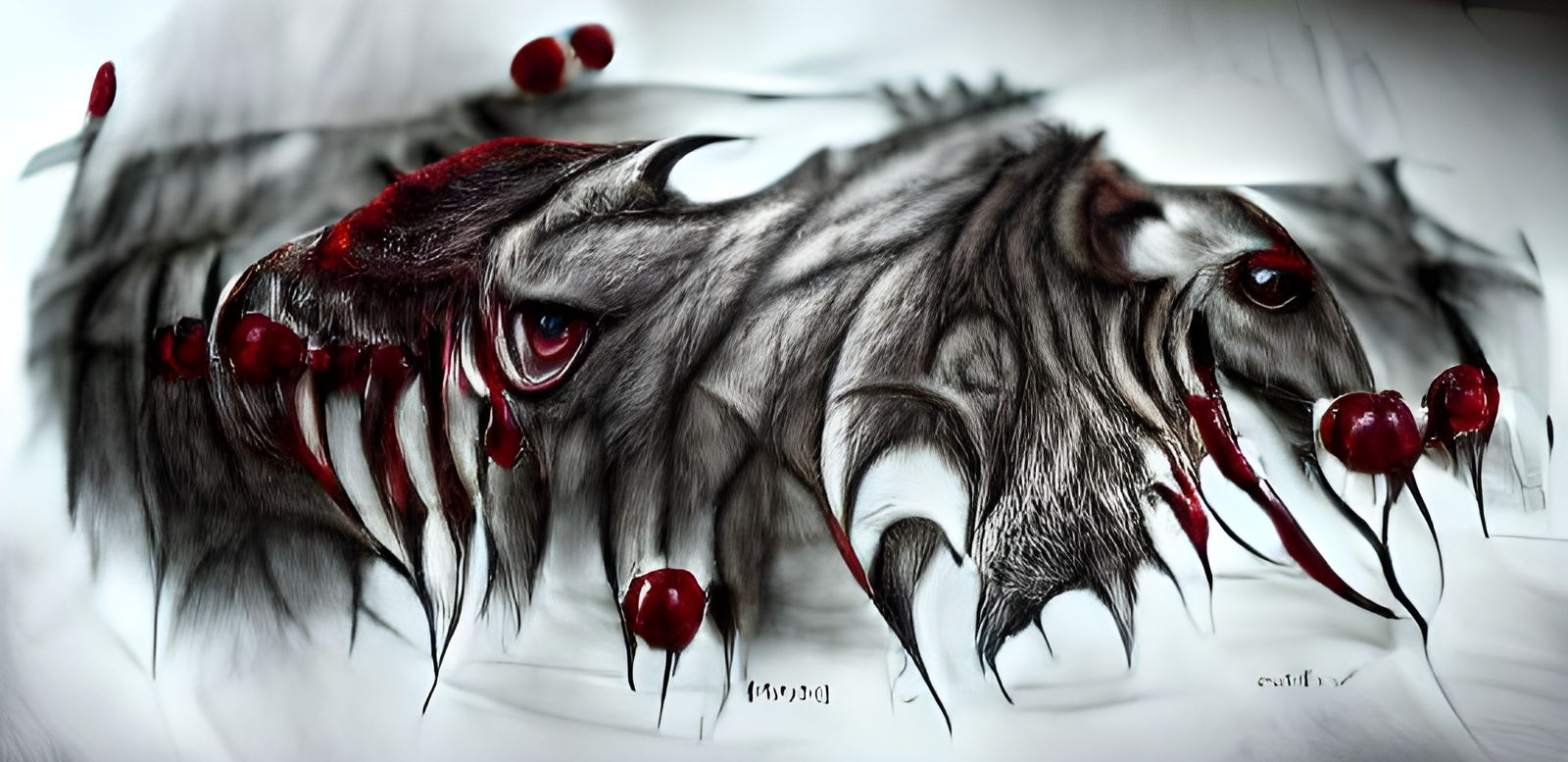 Blood Beast Illustration