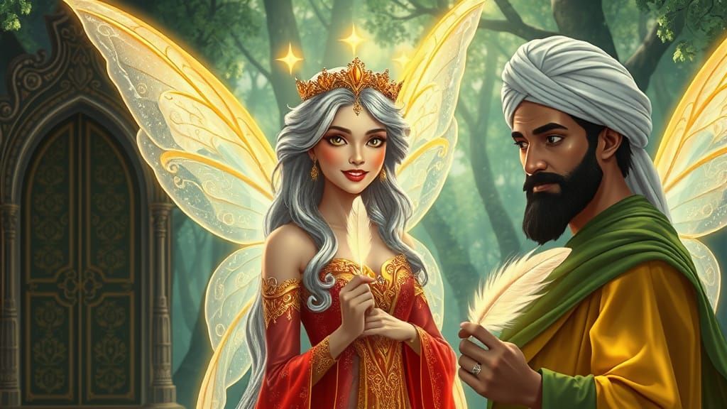 Fairy Queen Noor Answers Jafar in Enigmatic Light