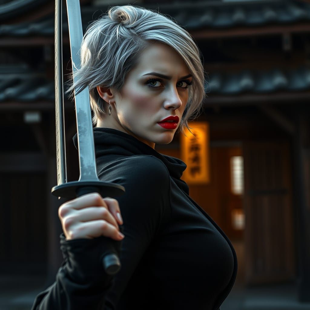 Angry Ninja Warrior in Stealth Mode