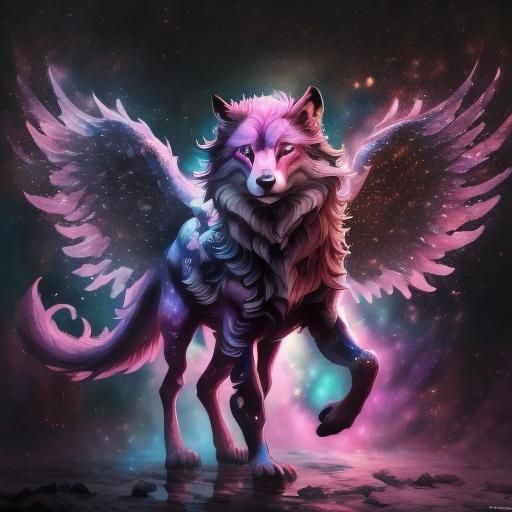 Fantastical Apple: Detailed Matte Painting in Deep Color