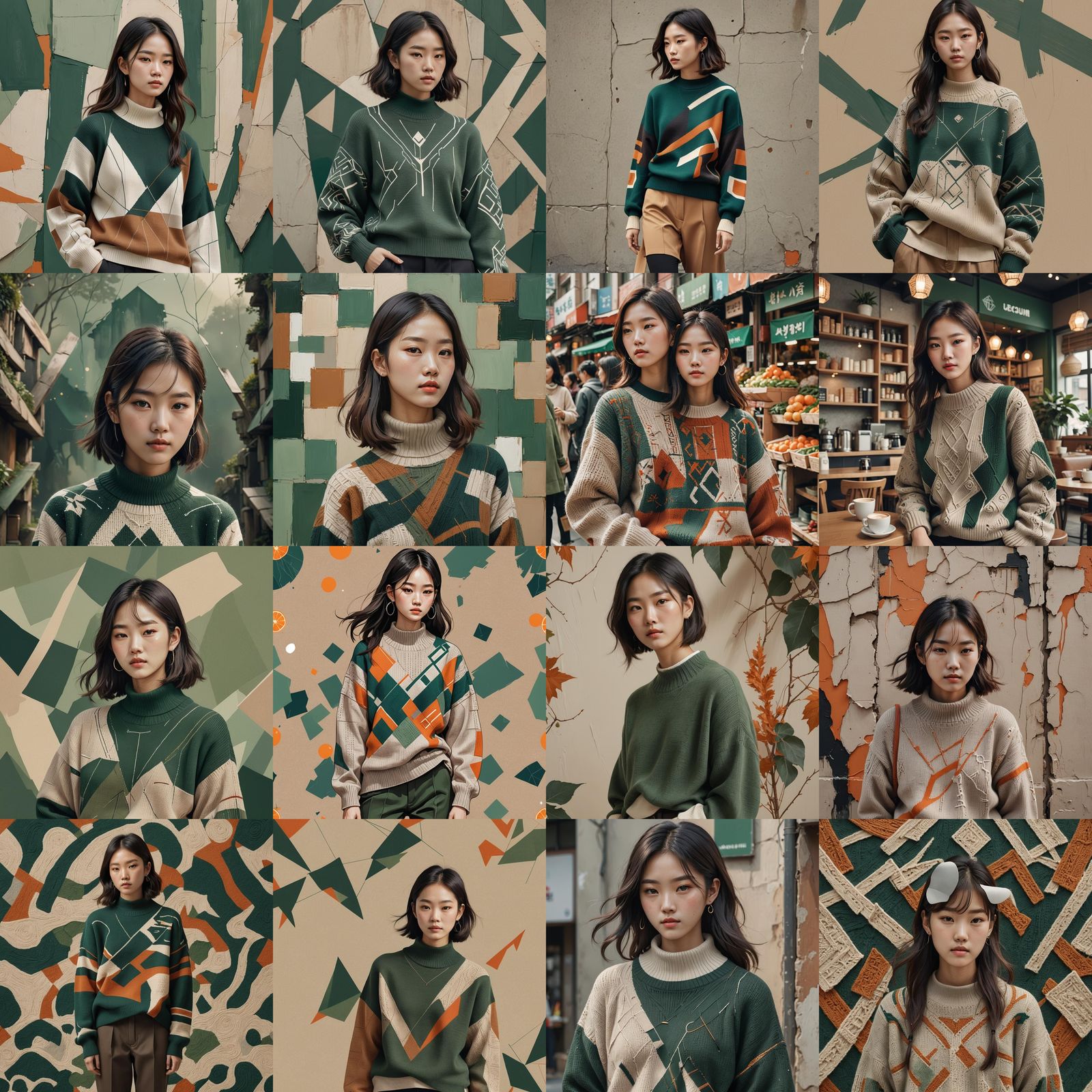 Chic Knit Sweater Design for Korean Street Fashion