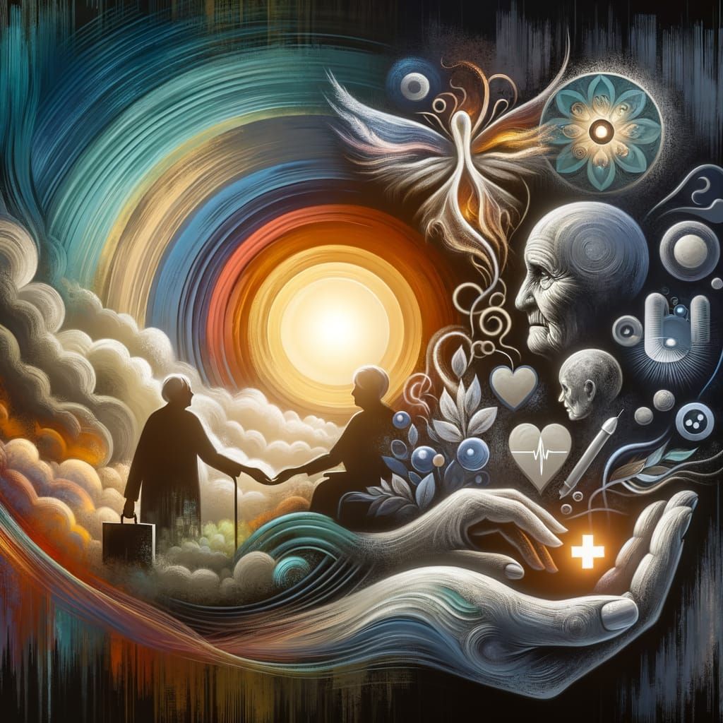 Abstract Representation of Palliative Care and Life's End