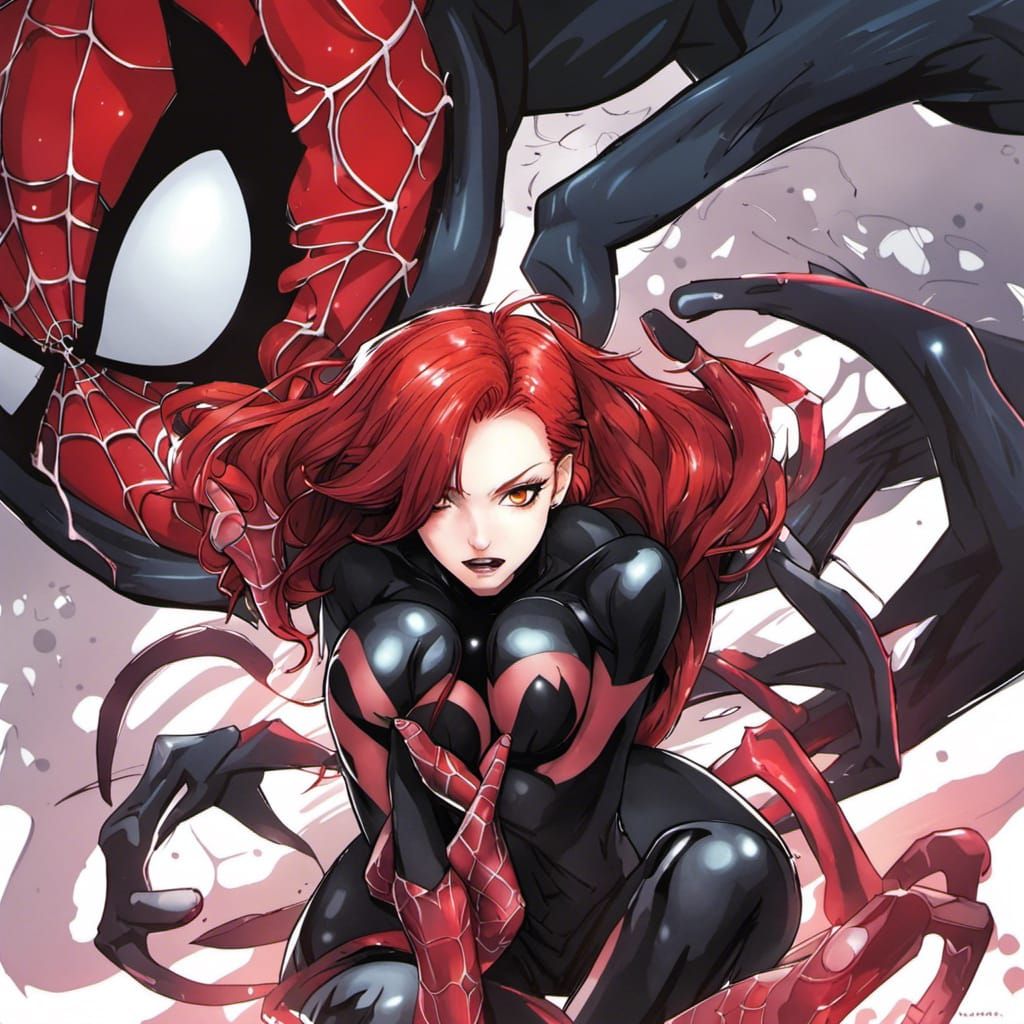 Anime Girl with Venomous Features in 4K