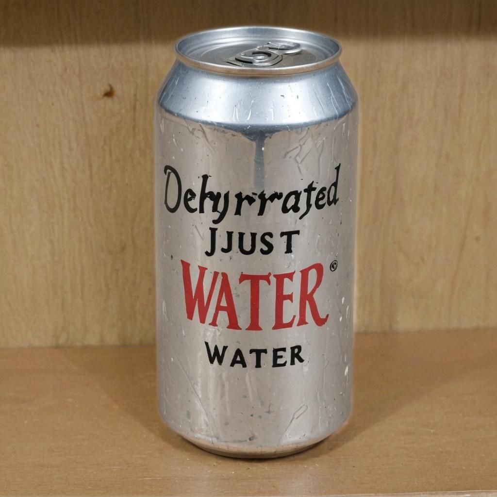 Dehydrated water: Just add water!